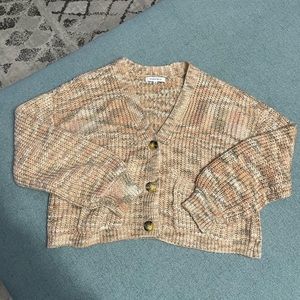 Knit cropped cardigan